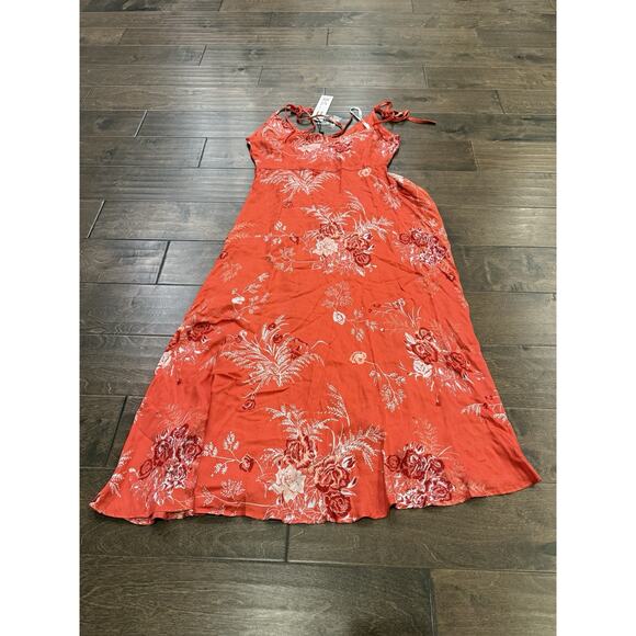 Minkpink Womens Orange Floral Hot Spring Wrap Dress Size S SMALL NWT NEW - Picture 11 of 11